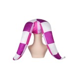 Helluva Boss Fizzarolli Hazbin Hotel Purple Headgear Accessories Cosplay Costume Halloween Carnival