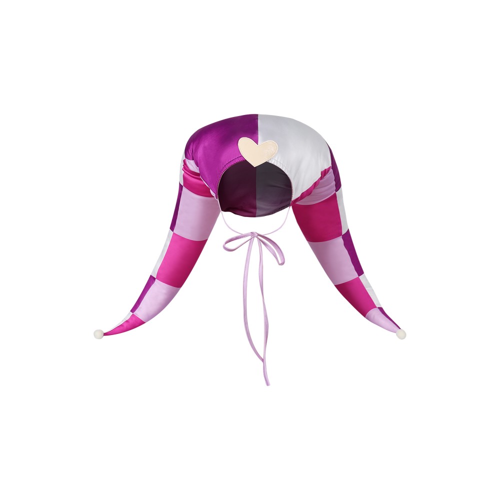 Helluva Boss Fizzarolli Hazbin Hotel Purple Headgear Accessories Cosplay Costume Halloween Carnival