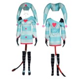 Helluva Boss Fizzarolli Green Fullset Cosplay Costume Halloween Carnival Outfit