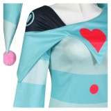 Helluva Boss Fizzarolli Green Fullset Cosplay Costume Halloween Carnival Outfit