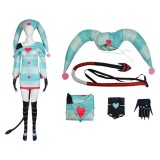Helluva Boss Fizzarolli Green Fullset Cosplay Costume Halloween Carnival Outfit
