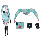 Helluva Boss Fizzarolli Green Fullset Cosplay Costume Halloween Carnival Outfit