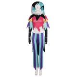 Helluva Boss Fizzarolli Clown Full Set Hazbin Hotel Suit Cosplay Costume Halloween Carnival Outfit