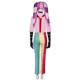 Helluva Boss 2024 Hazbin Hotel Fizzarolli Women Pink Suit Cosplay Costume Halloween Carnival Outfit
