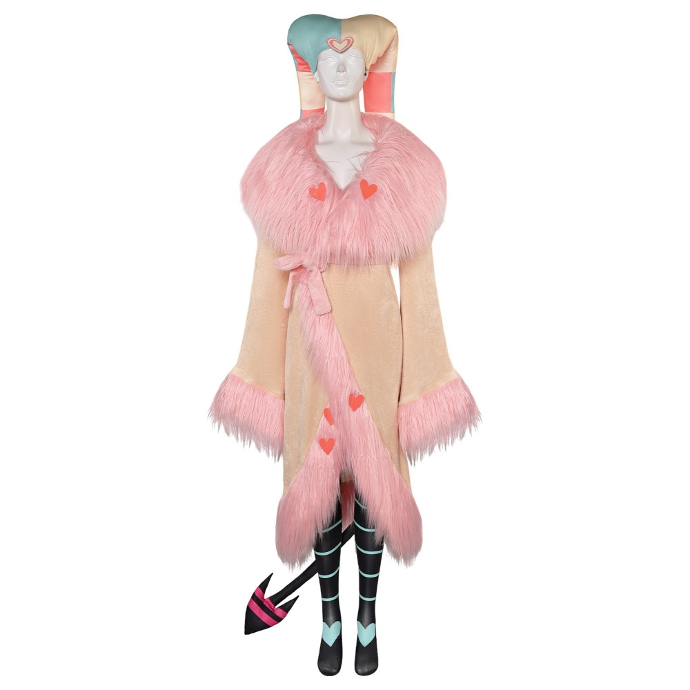 Helluva Boss 2 Hazbin Hotel Fizzarolli Women Nightgown Set Suit Cosplay Costume Halloween Carnival Outfit