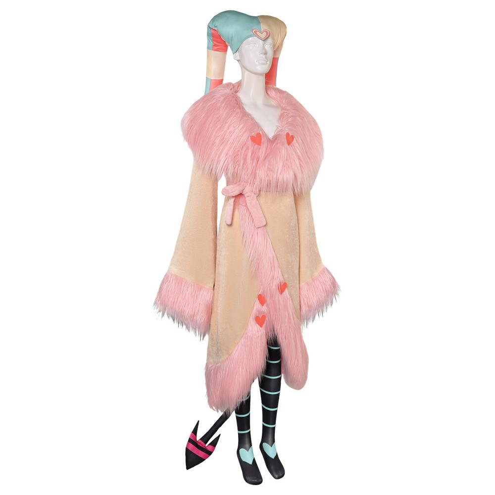 Helluva Boss 2 Hazbin Hotel Fizzarolli Women Nightgown Set Suit Cosplay Costume Halloween Carnival Outfit