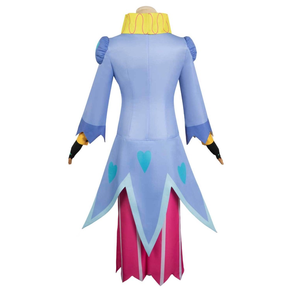 Helluva Boss 2 Hazbin Hotel Fizzarolli Women Clown Suit Cosplay Costume Halloween Carnival Outfit