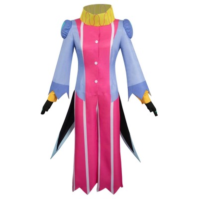 Helluva Boss 2 Hazbin Hotel Fizzarolli Women Clown Suit Cosplay Costume Halloween Carnival Outfit