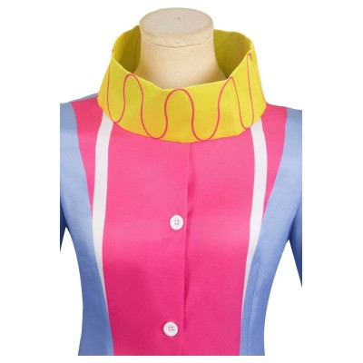 Helluva Boss 2 Hazbin Hotel Fizzarolli Women Clown Suit Cosplay Costume Halloween Carnival Outfit