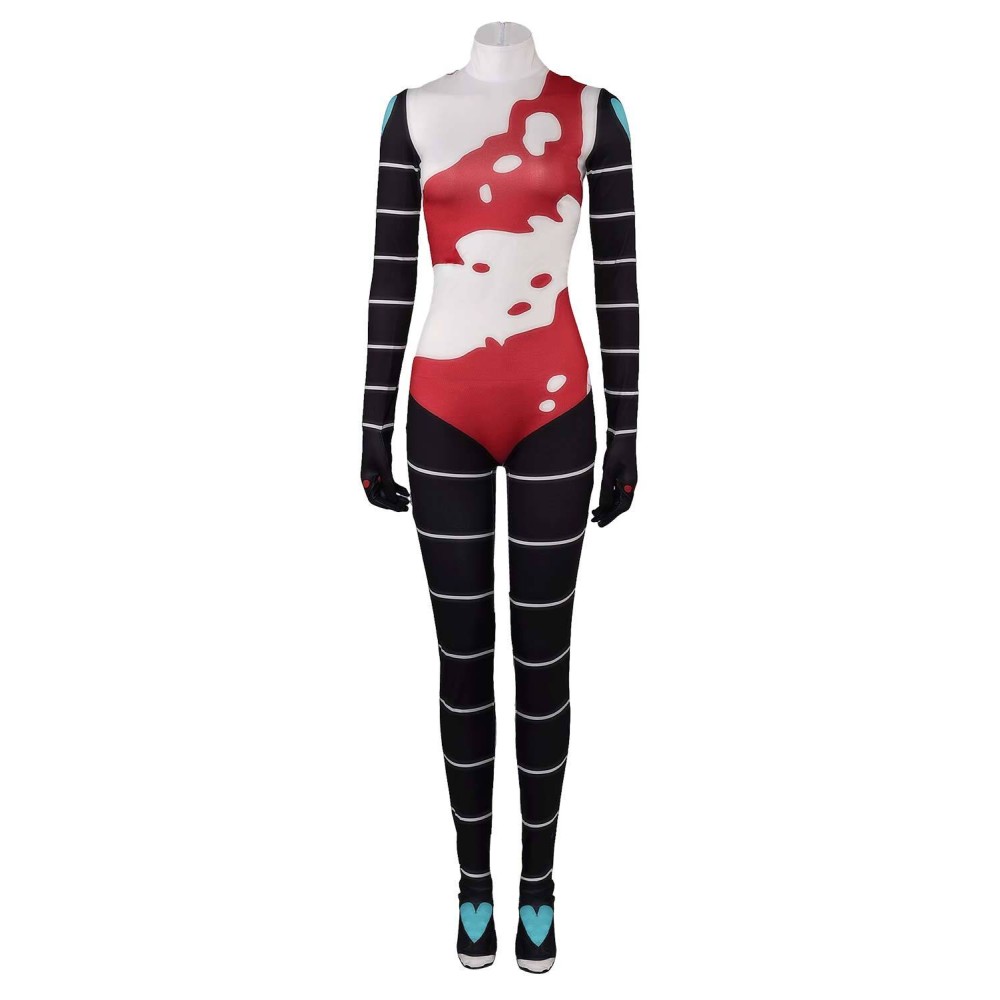 Helluva Boss 2 Fizzarolli Hazbin Hotel Women Printed Jumpsuit Suit Cosplay Costume Halloween Carnival Outfit