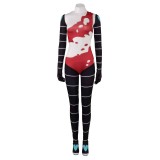 Helluva Boss 2 Fizzarolli Hazbin Hotel Women Printed Jumpsuit Suit Cosplay Costume Halloween Carnival Outfit