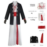 Hell's Paradise Touma Aza Party Disguise Suit Cosplay Costume Halloween Carnival