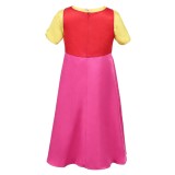 Heidi Girl of the Alps Heidi Kids Children Pink Dress Party Cosplay Costume Halloween Carnival