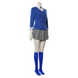 Heathers Veronica Sawyer Women Blue School Uniform Cosplay Costume Halloween Carnival Outfit