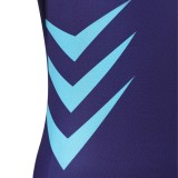 Hazbin Hotel Vox Women Blue Jumpsuit Cosplay Costume Halloween Carnival Outfit
