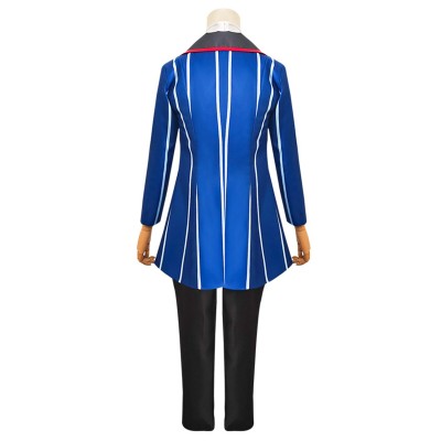 Hazbin Hotel Vox TV Devil Full Set Suit Cosplay Costume Halloween Carnival Outfit