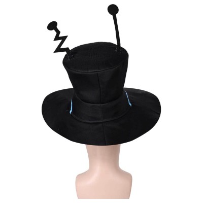 Hazbin Hotel Vox Hat Cap Accessories Cosplay Costume Halloween Carnival