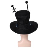 Hazbin Hotel Vox Hat Cap Accessories Cosplay Costume Halloween Carnival