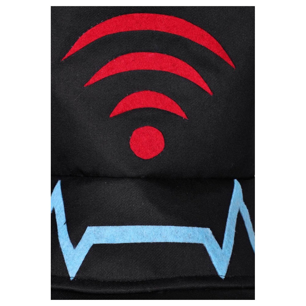 Hazbin Hotel Vox Hat Cap Accessories Cosplay Costume Halloween Carnival