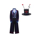 Hazbin Hotel Vox Blue Cosplay Costume Halloween Carnival Outfit