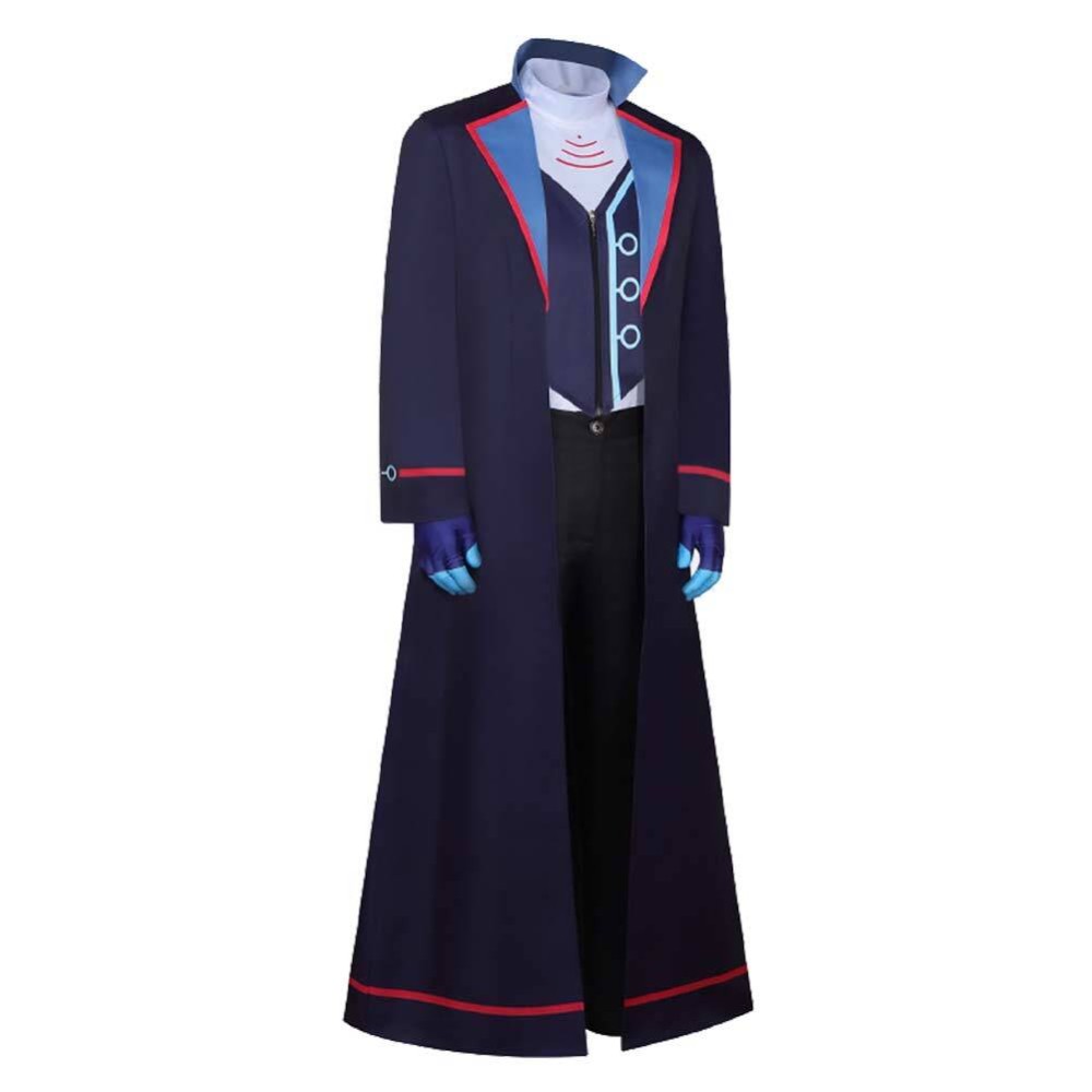 Hazbin Hotel Vox Blue Cosplay Costume Halloween Carnival Outfit