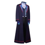 Hazbin Hotel Vox Blue Cosplay Costume Halloween Carnival Outfit