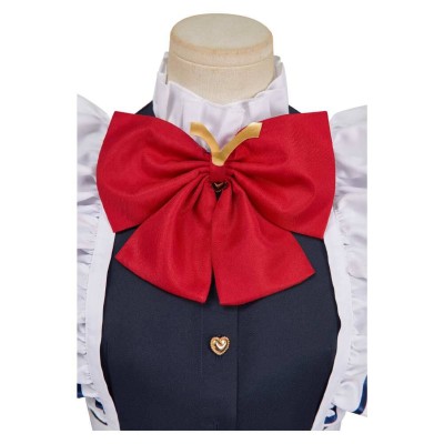 Hazbin Hotel Velvette Maid and Butler Cafe Maiden Dress Party Cosplay Costume Halloween Carnival