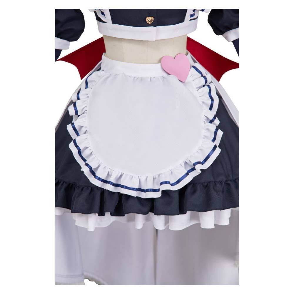 Hazbin Hotel Velvette Maid and Butler Cafe Maiden Dress Party Cosplay Costume Halloween Carnival