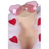 Hazbin Hotel Valentino Pink Sexy Lingerie for Women With Glasses 3Piece Set Suit Cosplay Costume Halloween Carnival Outfit