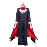Hazbin Hotel Valentino Maid and Butler Cafe Butler Uniform Party Cosplay Costume Halloween Carnival