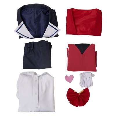 Hazbin Hotel Valentino Maid and Butler Cafe Butler Uniform Party Cosplay Costume Halloween Carnival