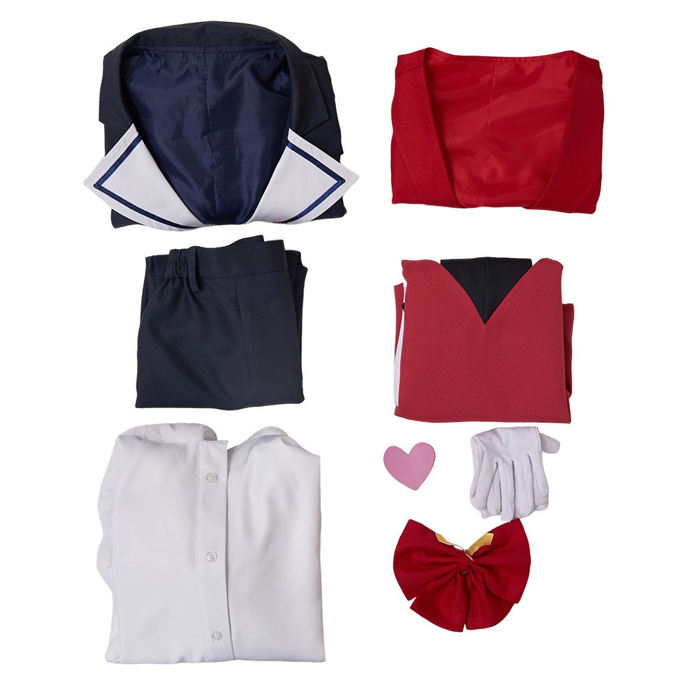 Hazbin Hotel Valentino Maid and Butler Cafe Butler Uniform Party Cosplay Costume Halloween Carnival