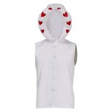 Hazbin Hotel Valentino Maid and Butler Cafe Butler Uniform Party Cosplay Costume Halloween Carnival