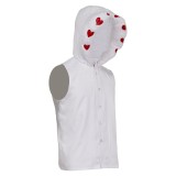 Hazbin Hotel Valentino Maid and Butler Cafe Butler Uniform Party Cosplay Costume Halloween Carnival