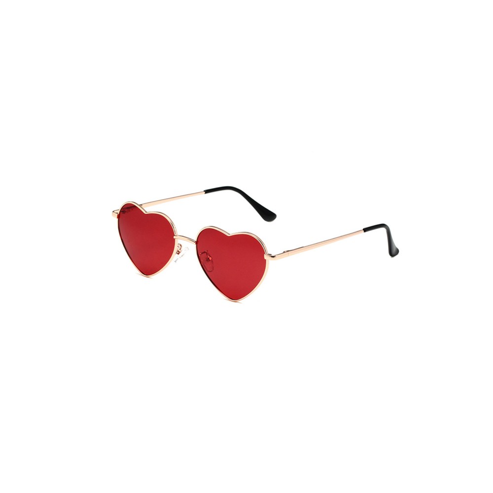 Hazbin Hotel Valentino Vintage Heart Shaped Sunglasses Accessories Cosplay Costume Halloween Carnival