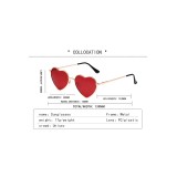 Hazbin Hotel Valentino Vintage Heart Shaped Sunglasses Accessories Cosplay Costume Halloween Carnival