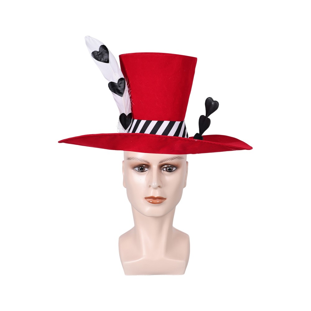 Hazbin Hotel Valentino Hat Cap Accessories Cosplay Costume Halloween Carnival
