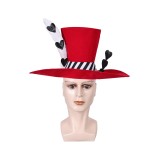 Hazbin Hotel Valentino Hat Cap Accessories Cosplay Costume Halloween Carnival