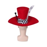 Hazbin Hotel Valentino Hat Cap Accessories Cosplay Costume Halloween Carnival