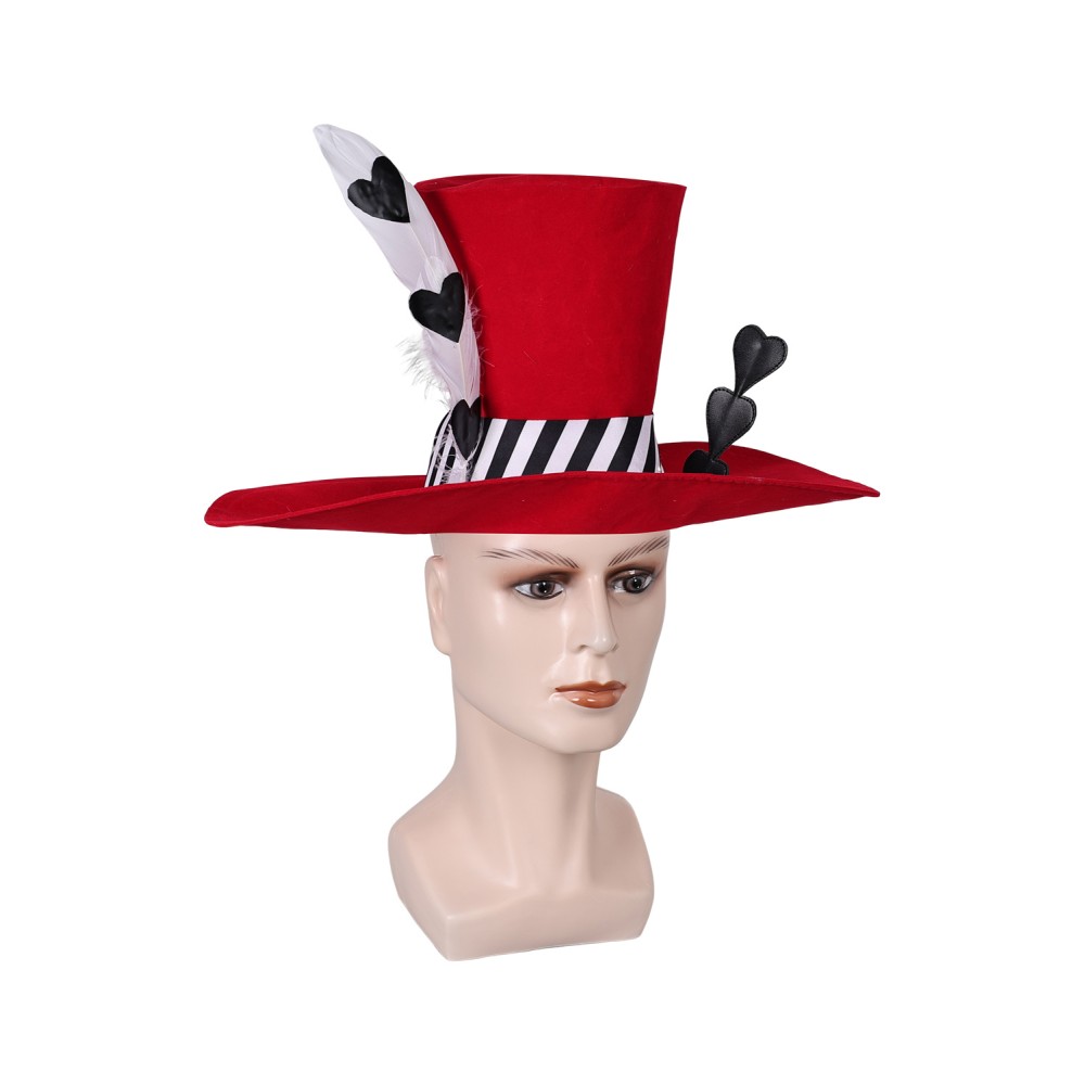 Hazbin Hotel Valentino Hat Cap Accessories Cosplay Costume Halloween Carnival