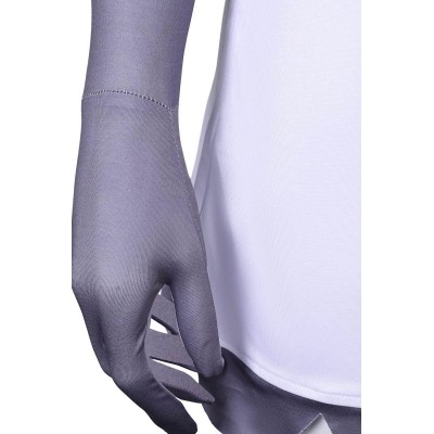 Hazbin Hotel Vaggie Women White Dress Set Suit Cosplay Costume Halloween Carnival Outfit