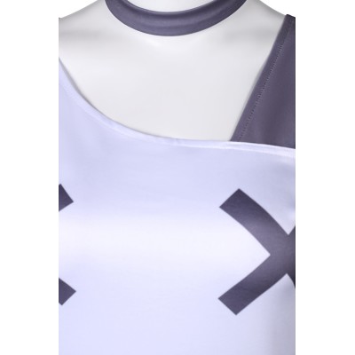 Hazbin Hotel Vaggie Women White Dress Set Suit Cosplay Costume Halloween Carnival Outfit