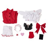 Hazbin Hotel Vaggie Maid and Butler Cafe Red Maiden Dress Party Cosplay Costume Halloween Carnival