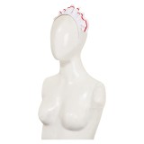 Hazbin Hotel Vaggie Maid and Butler Cafe Red Maiden Dress Party Cosplay Costume Halloween Carnival