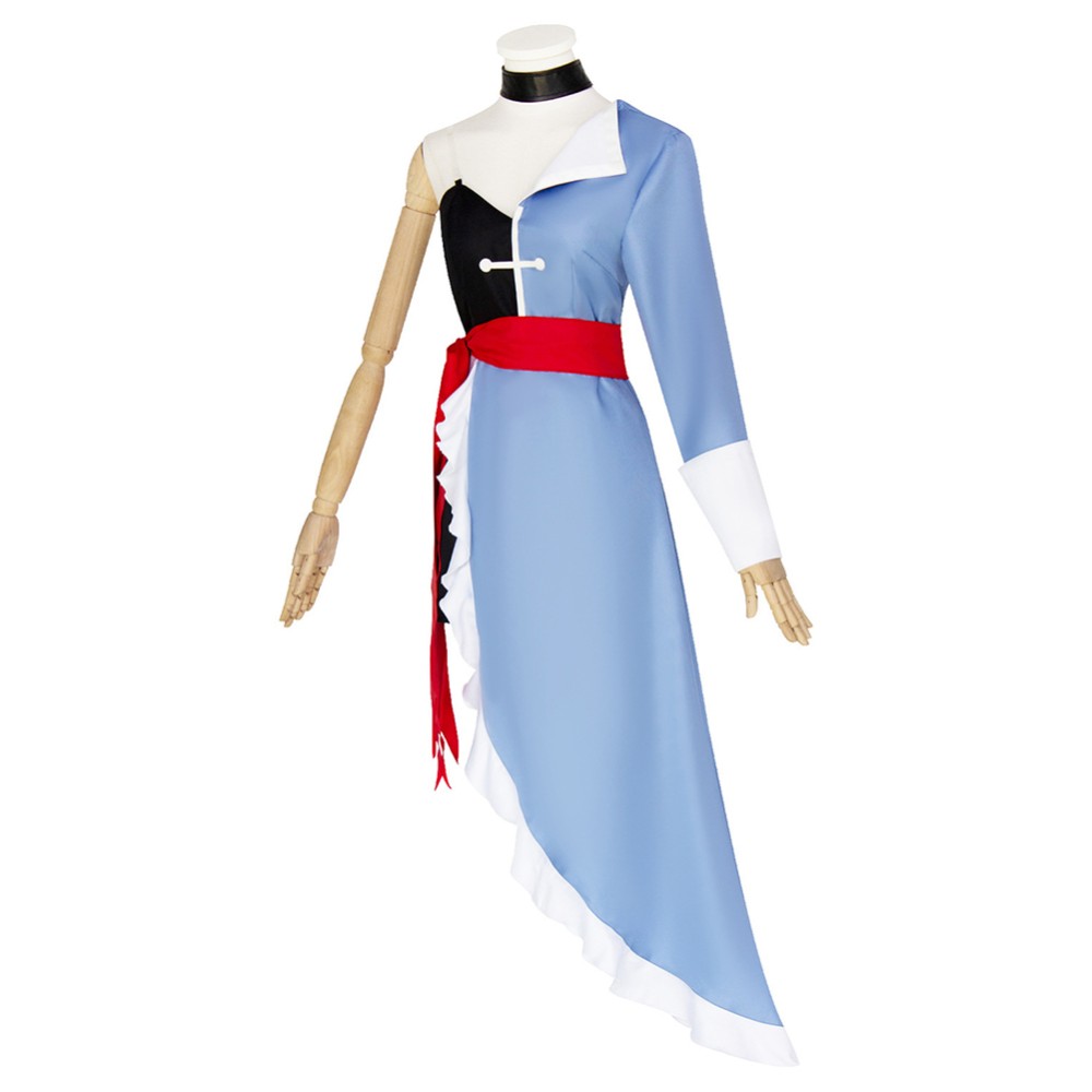 Hazbin Hotel Vaggi Women Gown Dress Cosplay Costume Halloween Carnival Outfit