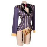 Hazbin Hotel Sir Pentious Purple Sexy Lingerie for Women Suit Cosplay Costume Halloween Carnival Outfit