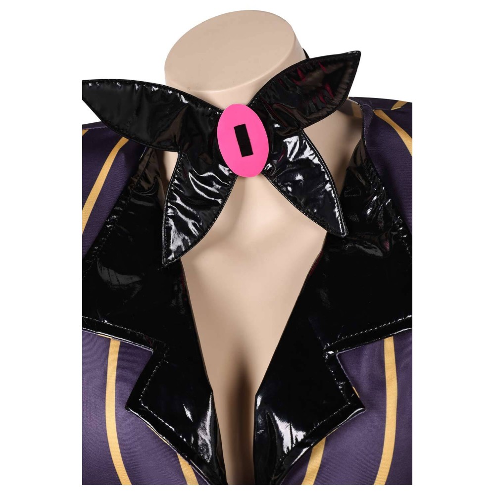 Hazbin Hotel Sir Pentious Purple Sexy Lingerie for Women Suit Cosplay Costume Halloween Carnival Outfit
