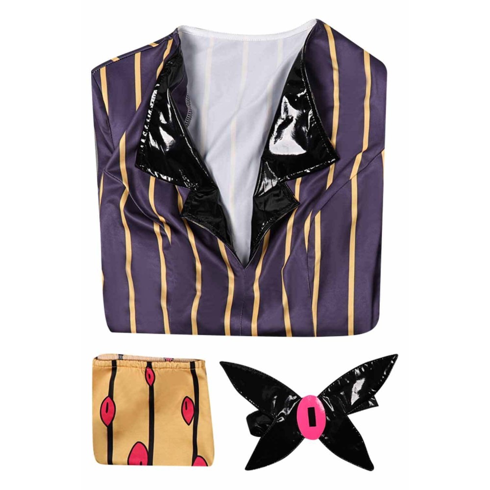 Hazbin Hotel Sir Pentious Purple Sexy Lingerie for Women Suit Cosplay Costume Halloween Carnival Outfit