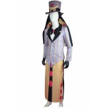 Hazbin Hotel Sir Pentious Brown Uniform With Hat Suit Cosplay Costume Halloween Carnival Outfit