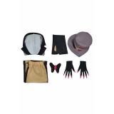 Hazbin Hotel Sir Pentious Brown Uniform With Hat Suit Cosplay Costume Halloween Carnival Outfit